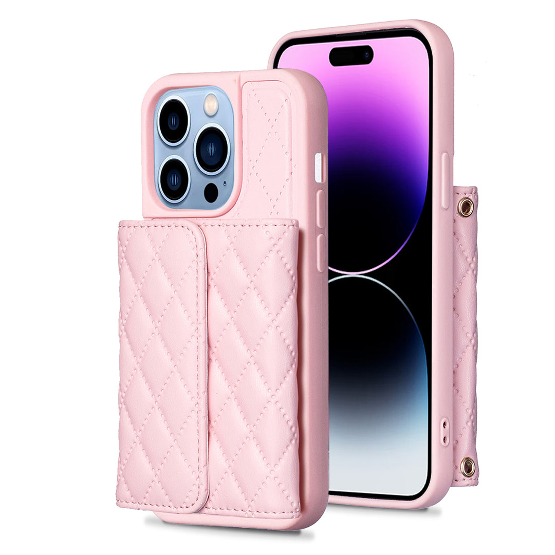 BF23-Style For iPhone 14 Pro Phone Cover Horizontal Card Holder Kickstand PU Leather TPU Phone Case BF23-Style For iPhone 14 Pro Phone Cover Horizontal Card Holder Kickstand PU Leather TPU Phone Case